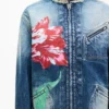Chaqueta «Kenzo Tulip» de denim japonés Chaqueta «Kenzo Tulip» de denim japonés