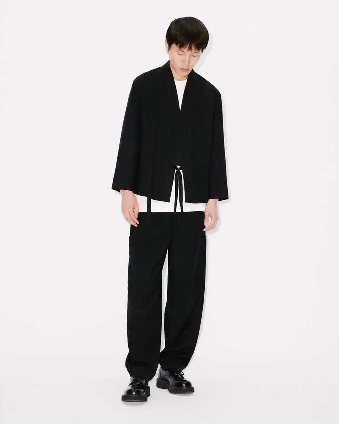 Chaqueta kimono de lana virgen Chaqueta kimono de lana virgen
