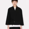 Chaqueta kimono de lana virgen Chaqueta kimono de lana virgen