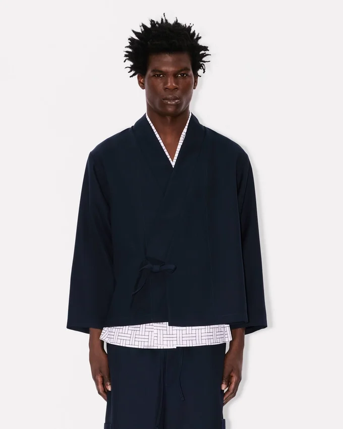 Chaqueta kimono de lana virgen Chaqueta kimono de lana virgen