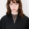 Chaqueta kimono de lana virgen