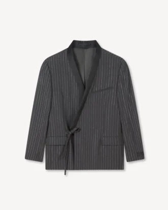 Chaqueta kimono entallada de doble botonadura de Kenzo Stripes
