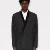 Chaqueta kimono entallada de doble botonadura de Kenzo Stripes Chaqueta kimono entallada de doble botonadura de Kenzo Stripes