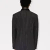 Chaqueta kimono entallada de doble botonadura de Kenzo Stripes Chaqueta kimono entallada de doble botonadura de Kenzo Stripes