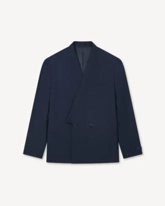 Chaqueta kimono entallada de lana virgen Chaqueta kimono entallada de lana virgen
