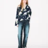 Chaqueta kimono «Rose’ Light» de Kenzo Archive en algodón