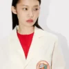 Chaqueta ligera de estilo workwear «Kenzo Badges» en algodón