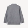 Chaqueta ligera de trabajo «Kenzo Tulip» en denim de lino mezclado lavado Chaqueta ligera de trabajo «Kenzo Tulip» en denim de lino mezclado lavado