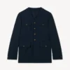 Chaqueta militar sin cuello Chaqueta militar sin cuello