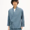Chaqueta tipo kimono de viscosa y lana Chaqueta tipo kimono de viscosa y lana