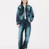 Vaqueros boyfriend de cintura baja en denim japonés