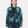Chaqueta trucker «Boke Flower» en denim japonés