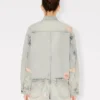 Chaqueta trucker de denim japonés Chaqueta trucker de denim japonés