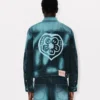 Chaqueta trucker oversize «Kenzo Boke Heart» en denim japonés Chaqueta trucker oversize «Kenzo Boke Heart» en denim japonés