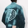 Chaqueta trucker oversize «Kenzo Boke Heart» en denim japonés Chaqueta trucker oversize «Kenzo Boke Heart» en denim japonés