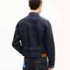Chaqueta trucker plisada «Kenzo Tulip» en denim japonés Chaqueta trucker plisada «Kenzo Tulip» en denim japonés