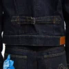 Chaqueta trucker plisada «Kenzo Tulip» en denim japonés Chaqueta trucker plisada «Kenzo Tulip» en denim japonés
