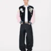 Chaqueta universitaria bordada con insignias de Kenzo en lana Chaqueta universitaria bordada con insignias de Kenzo en lana