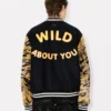 Chaqueta universitaria unisex estampada «Kenzo Tiger» en lana virgen Chaqueta universitaria unisex estampada «Kenzo Tiger» en lana virgen
