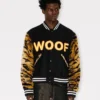Chaqueta universitaria unisex estampada «Kenzo Tiger» en lana virgen Chaqueta universitaria unisex estampada «Kenzo Tiger» en lana virgen