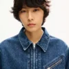 Chaqueta utilitaria unisex «Kenzo Signature» en denim japonés Chaqueta utilitaria unisex «Kenzo Signature» en denim japonés