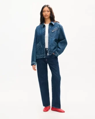 Chaqueta utilitaria unisex «Kenzo Signature» en denim japonés