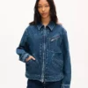 Chaqueta utilitaria unisex «Kenzo Signature» en denim japonés Chaqueta utilitaria unisex «Kenzo Signature» en denim japonés