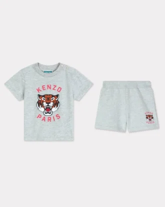 Conjunto de camiseta y bermudas de algodón