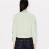 Cárdigan adornado con motivos florales «Kenzo» en algodón y lana Cárdigan adornado con motivos florales «Kenzo» en algodón y lana