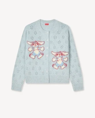Cárdigan bordado de lana «Kenzo Winter Holidays»