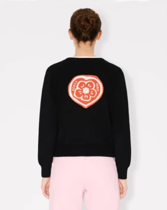 Cárdigan «Kenzo Boke Heart» de algodón y lana