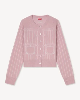 Cárdigan Kenzo Trompe L’œIl’ de lana y algodón