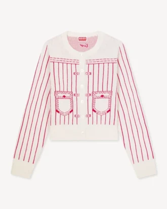 Cárdigan Kenzo Trompe L’œIl’ de lana y algodón