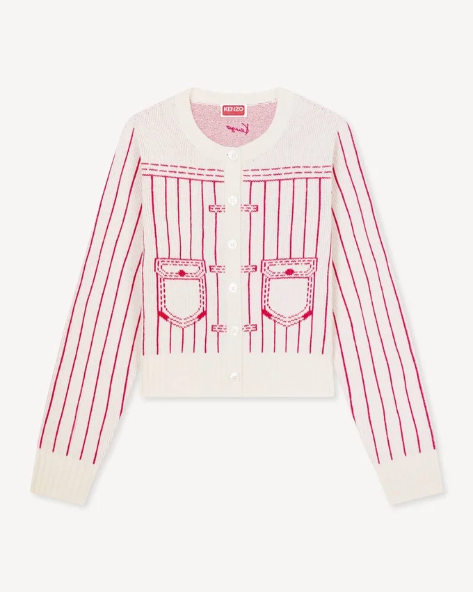 Cárdigan Kenzo Trompe L’œIl’ de lana y algodón Cárdigan Kenzo Trompe L’œIl’ de lana y algodón