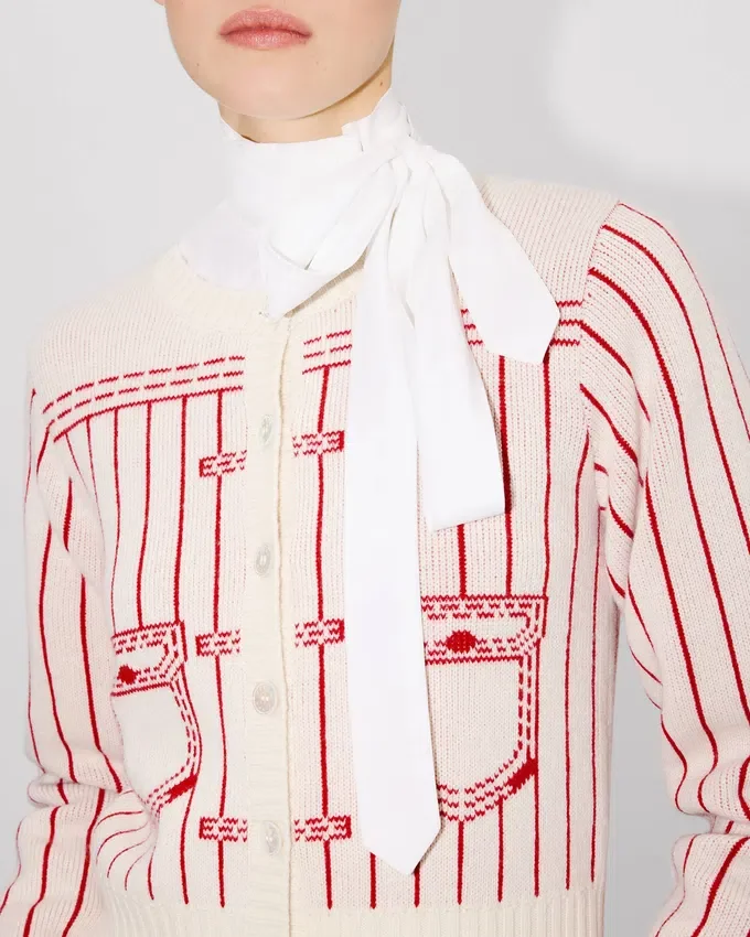 Cárdigan Kenzo Trompe L’œIl’ de lana y algodón Cárdigan Kenzo Trompe L’œIl’ de lana y algodón