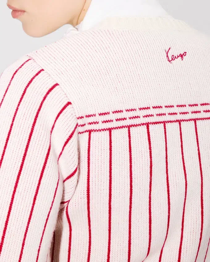 Cárdigan Kenzo Trompe L’œIl’ de lana y algodón Cárdigan Kenzo Trompe L’œIl’ de lana y algodón
