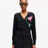 Cárdigan «Kenzo Tulip» de algodón y lana