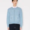 Cárdigan «Trompe L’œil» de Kenzo en algodón y lana Cárdigan «Trompe L’œil» de Kenzo en algodón y lana