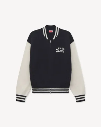 Cárdigan universitario «Kenzo Paris Emblem» en mezcla de algodón