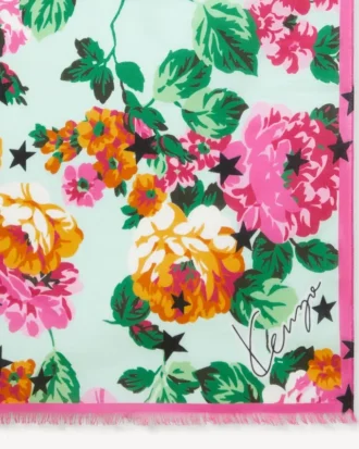 Estola ligera «Kenzo Floral» de algodón