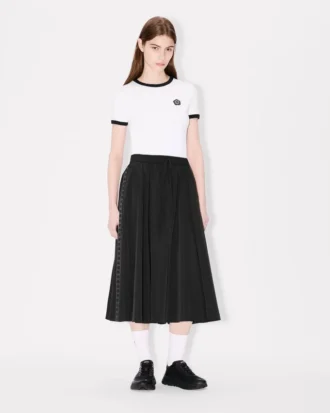 Falda midi «Boke Flower 2.0»