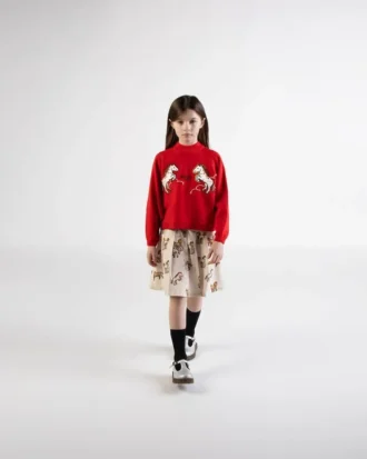 Falda plisada «Año Nuevo Lunar»