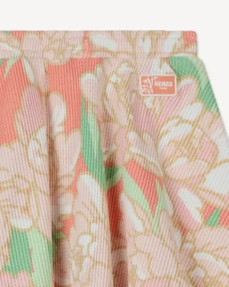 Falda skater «Eden Jungle» en felpa francesa