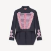 Frac de jacquard «Trompe L’œIl» de Kenzo en mezcla de lana y algodón Frac de jacquard «Trompe L’œIl» de Kenzo en mezcla de lana y algodón