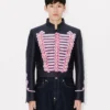 Frac de jacquard «Trompe L’œIl» de Kenzo en mezcla de lana y algodón Frac de jacquard «Trompe L’œIl» de Kenzo en mezcla de lana y algodón