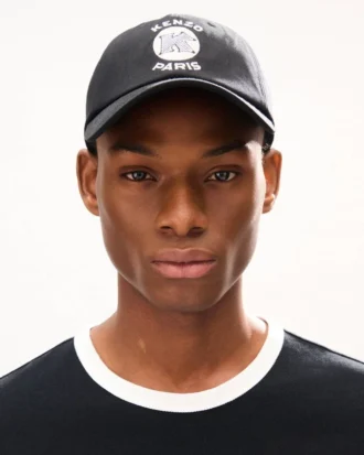 Gorra bordada con el emblema de Kenzo Paris en algodón Gorra bordada con el emblema de Kenzo Paris en algodón