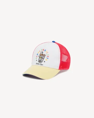 Gorra «Happy Sweet» de algodón y malla