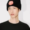 Gorro de lana y algodón con bordado «Kenzo Boke Heart»