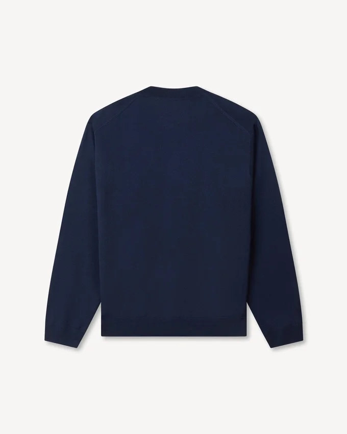 Jersey bordado «Boke Flower» de lana merina Jersey bordado «Boke Flower» de lana merina