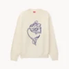 Jersey bordado «Kenzo Tulip» de lana y algodón Jersey bordado «Kenzo Tulip» de lana y algodón